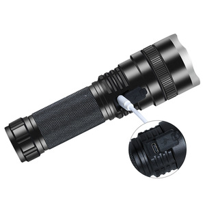 ไฟฉาย LED XINSITE P50 30W ชาร์จ USB ได้ ใช้แบตเตอรี่ 26650 18650 AAA ไฟฉายฉุกเฉินสำหรับกิจกรรมกลางแจ้ง - Product Image 1