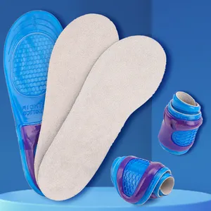 1 çift anti-şok ortopedik kemer desteği ve ayak ağrısı masaj silikon jel yumuşak spor ayakkabı astarı ped adam kadınlar için tabanlık