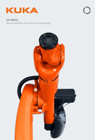 Bras robotisé en aluminium KUKA KR FORTEC pour charge lourde, automobile, 240-500 kg, palettisation de composants volumineux, soudage par points, industriel