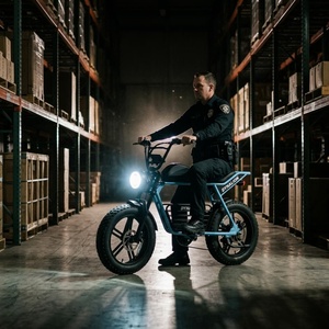 Mini Bicicleta Eléctrica con Faro LED y Bocina, Ciclo Industrial para Patrullaje de Almacenes - Product Image 5