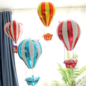 Bong Bóng Khí Nóng 4D 22 Inch Bong Bóng Mylar Hình Tròn Giá Cả Đồ Trang Trí Tiệc Sinh Nhật Đám Cưới Tự Làm Heli Cho Em Bé Tắm - Product Image 6