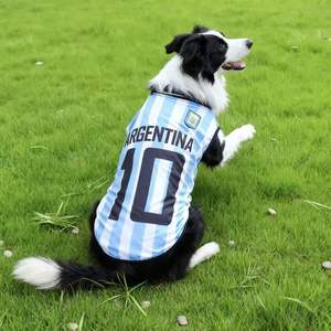 Envío Rápido Ropa de Primavera y Verano para Perros Grandes, Medianos y Pequeños, Gatos, Disfraces para Mascotas, Camiseta, Jersey de Fútbol - Product Image 2