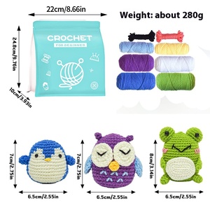 Kit <span class=keywords><strong>de</strong></span> Crochet DIY en Promotion – Ensemble <span class=keywords><strong>de</strong></span> Fil à Tricoter Fait Main avec Manuel en Anglais – Best-seller pour Ornements <span class=keywords><strong>de</strong></span> Poupées – Artisanat en Tissu <span class=keywords><strong>de</strong></span> Coton - Product Image 2