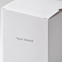 Boîte cadeau personnalisée avec languette d'ouverture facile en papier kraft pour l'emballage de produits de marque et les événements