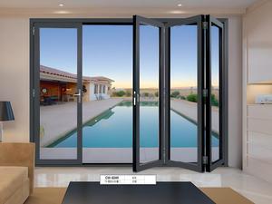 Glass Thermal Break Insulated Fold Toilet <strong>Back</strong> <strong>Door</strong> 180 Degree Bi-Folding <strong>Door</strong> System with Modern Design and 5 Year Warranty - Product Image 2