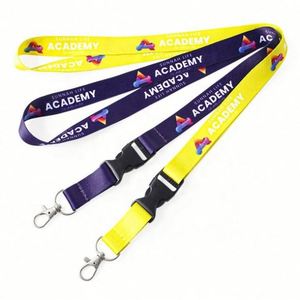 Promotional <b>Polyester</b> Strap <b>Lanyard</b> Custom Logo Attachment Badge Id Card Keychain <b>Lanyard</b> Holder - Product Image 2