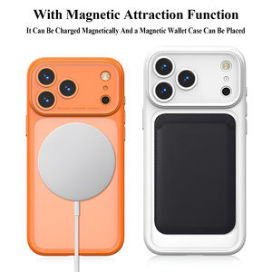 Coque de téléphone magnétique puissante, coque de téléphone givrée avec impression pour <span class=keywords><strong>iPhone</strong></span> 17 16 15 Pro Max - Product Image 3
