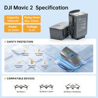 Baterai Mavic 2 Pro 3850mAh 15.4V Baterai Pengganti Penerbangan Cerdas LiFePO4 Model JMA2 DJI Mavic 2 Pro 2 Zoom Enterprise