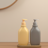 Qunying Beauty Makeup Daily Cylinder Liquid Soap Body Lotion Shampoo Shower Gel Empty Bottle Pump Macaron Color Silk Screen