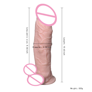 XISE 27cmクラシックPvcディルドスーパーリアリストセックスおもちゃプラスチック人工ペニスアナルドン女性用ゲイソリッドリアル肌感 - Product Image 5