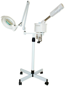 Vaporizador Facial Profesional 2 en 1 con Luz LED Fría y Caliente, Lámpara LED de Aumento, Vaporizador Facial, Spa Facial - Product Image 3