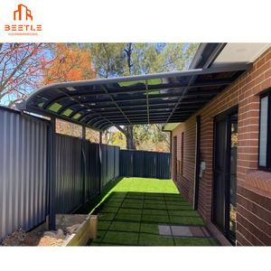 Certification CE Extérieur En Aluminium Fixé Au Mur À L'abri Solaire Garage Côté Voiture - Product Image 4