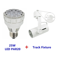 Projecteur LED VAKESUN VP05 PAR20, base E26/E27, lampe SMD en aluminium, température de couleur 2700K-6500K, CRI 90, garantie 3 ans, utilisation en intérieur