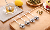 Infuseur à thé en acier inoxydable de forme tubulaire, écologique et personnalisé