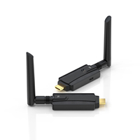 Émetteur et Récepteur Sans Fil 1080P Mini Format avec Longue Portée 200M/656FT 1TX vers 2RX