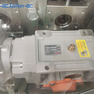 Sf3103 6kw CE Approved Professional Single Steel Strip Machine 4-5 M/Min Plywood Packaging Box Machine for ST40 PLC - Product Image 5