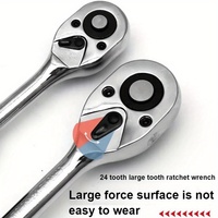 Jeu de 12 outils de réparation automobile en acier au carbone CR-V durable, avec clé à cliquet rapide 3/8 et douilles, personnalisable OEM
