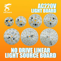 Modules LED haute tension 220V 2835 carte lumineuse linéaire carte de source lumineuse sans entraînement pour Downlight 3-18W