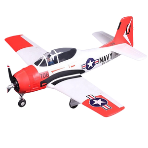<span class=keywords><strong>Avion</strong></span> de chasse RC Scale FMS <span class=keywords><strong>T</strong></span>-<span class=keywords><strong>28</strong></span> Trojan 800mm V2 PNP, configuration puissante sans balais, engrenages métalliques - Product Image 1