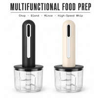 Hachoir à viande électrique sans fil USB, robot culinaire multifonctionnel pour usage domestique