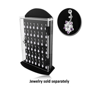 Présentoir rotatif pour bijoux de piercing corporel en acrylique avec éclairage LED, sur mesure