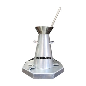 亜鉛メッキ鋼製スランプコーン試験キット プロ仕様コンクリート流動試験機 - Product Image 5