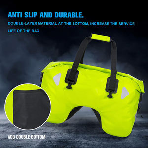 กระเป๋าท้ายมอเตอร์ไซค์กันน้ำ PVC 500D ขนาด 50 ลิตร 70 ลิตร พร้อมสายรัดและช่องเก็บของด้านในสำหรับการเดินทางด้วยมอเตอร์ไซค์ - Product Image 5