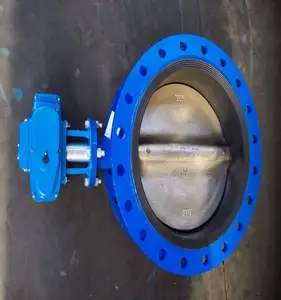DN50-DN1200 D941X-16C Electric Control Soft Seal Steel Casting Flange Butterfly Valve