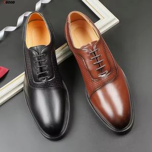 Chaussures Oxford en cuir véritable faites à la main pour hommes, élégantes, avec boucle araignée, mocassins à enfiler, bout en acier, pour mariage et soirée - Product Image 5