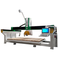 Machine de découpe de pierre Anyth Italy DDX System, système CNC 5 axes + 3 axes, scie à pont pour marbre et granit