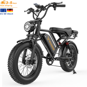 Bicicleta Eléctrica de Montaña con Llantas Gruesas de 20 Pulgadas, 750W, 48V, 20Ah, con Asiento Trasero, Bicicleta Híbrida Eléctrica de Fábrica, Disponible en Almacén de la UE - Product Image 1