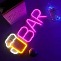 Enseigne néon LED pour bar, décoration murale, enseignes néon pour bar, lumière néon pour cave à bière, bar à domicile, bistro, fête, club, home cinéma