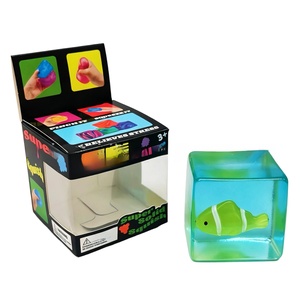 Juguete de descompresión de rebote lento de pez payaso luminoso, juguete de apretar de azúcar de malta con forma de cubo de hielo, superventas transfronterizo - Product Image 3