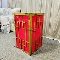 Comptoir de table de bar de luxe bon marché avec cadre en acier inoxydable pour événements et fêtes en plein air