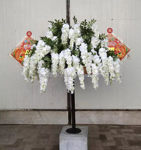 Vente en gros Arche miniature Sakura Arbres Blanc Rouge Artificiel <span class=keywords><strong>Nain</strong></span> Fleur de Cerisier <span class=keywords><strong>Arbre</strong></span> Mariage Noël Décoration d'Halloween - Product Image 4