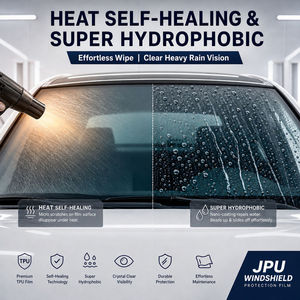 Pellicola Protettiva per Parabrezza Fuoristrada <span class=keywords><strong>4x4</strong></span>, Adesivo Trasparente Anti-Graffio e Anti-Collisione per Vetri Anteriori Auto - Product Image 4