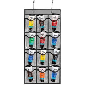 Clothing Organizer 11 Pockets PVC Rectangular Hanging Closet <b>Storage</b> <b>For</b> Cell Phones Calculators Jewelry Underwear Socks - Product Image 2