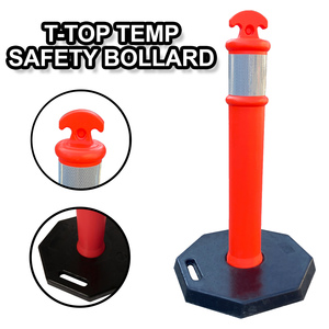 Bolardo DE TRÁFICO DE PE delineador de tráfico reflectante 720MM poste de advertencia conducción nocturna llamativo y duradero - Product Image 5