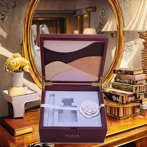 High-End Boutique Cosmetics DS Brand Handmade Rectangle <b>Wooden</b> Perfume Storage <b>Box</b> Customizable Essential Oil <b>Box</b> - Product Image 2