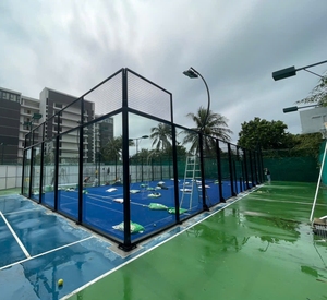 Cristal Templado Antivaho para Pista de Pádel, Visibilidad Clara, Clima Húmedo, Venta al por Mayor para Centros Deportivos B2B - Product Image 1