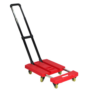 Plataforma Plegable Telescópica de 6 Ruedas, Ligera, de 100 kg, Transformable, Carro de Mano Plegable - Product Image 5