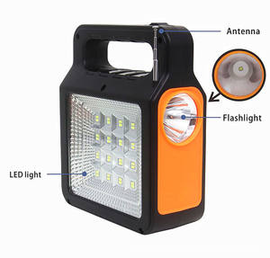 Kit de Lámpara de Emergencia Solar para el Hogar con Radio FM y MP3, Bombillas LED Brillantes, Cargador de Teléfono Móvil y Puertos USB - Product Image 3