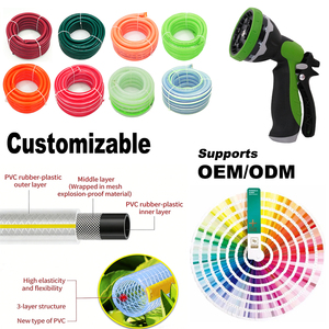 <span class=keywords><strong>Manguera</strong></span> de Jardín Flexible de PVC de Alta Presión, 12mm/15mm/3/4" de Diámetro, <span class=keywords><strong>30m</strong></span>/50m/100m de Longitud, Resistente a los Rayos UV, 150 PSI, con Accesorios - Product Image 5