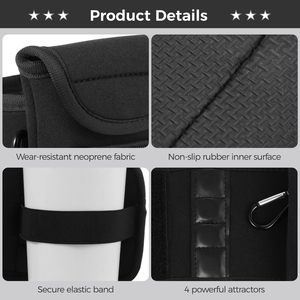 Porte-bouteilles magnétiques, sacs de sport, pochettes pour bouteilles d'eau, manchons pour gobelets avec poches accessoires pour téléphones, clés, cartes - Product Image 5