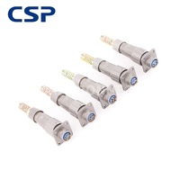 Conector Eléctrico Circular BNC de Alta Calidad FQ14 Personalizado de 14.5mm, 2 Pines, 3 Pines, 7 Pines, Impermeable, para Aviación