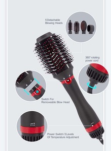 Secador de Pelo <span class=keywords><strong>5</strong></span> <span class=keywords><strong>en</strong></span> <span class=keywords><strong>1</strong></span> Rosa 1000W, Cepillo Secador, Secador de Pelo con Aire Caliente, Peine, Herramienta de Peinado <span class=keywords><strong>5</strong></span> <span class=keywords><strong>en</strong></span> <span class=keywords><strong>1</strong></span> - Product Image 6