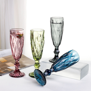 Copa de Vino Vintage Más Vendida, Copas de Champán Antiguas Coloridas, Tazas y Platillos para Té - Product Image 2