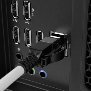 Câble Ethernet de sécurité 0.3M à paire torsadée 26Awg 500Mhz 10Gbase-T Cat.6A S/Ftp, gris - Product Image 3