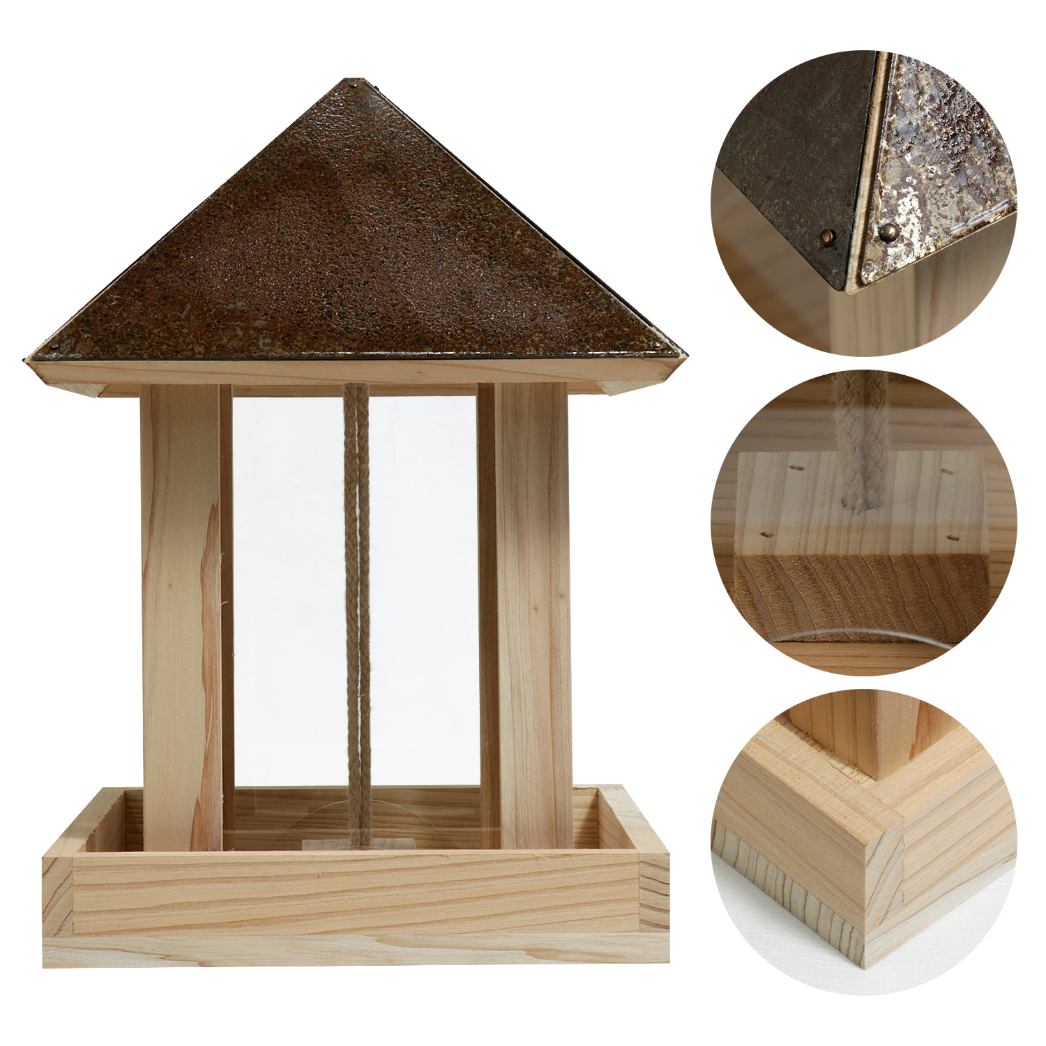 bird feeder recycle wood