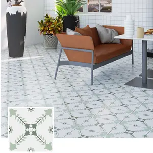 Factory Price Pictures Of Ceramic Tile Floor Patterns Matte Non-slip Indoor Ceramic Flooring Tiles Morocco Green Floor Tile